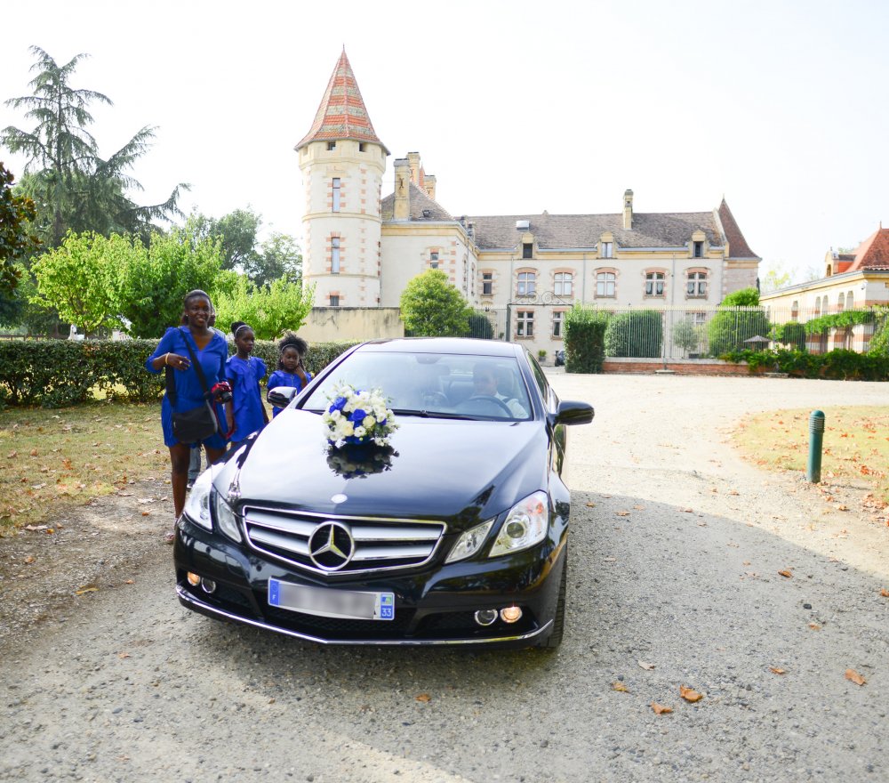 Arrivée de la mariée au château